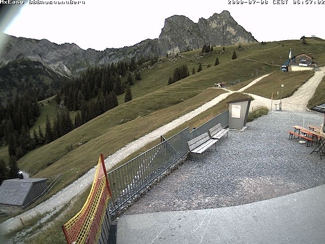 Archived image Webcam Arrival of the Breitenbergbahn cabins