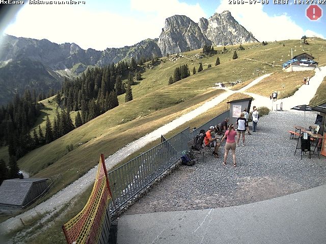 Archiv Foto Webcam Breitenbergbahn: Ausgang Bergstation