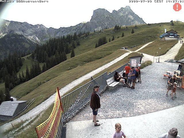 Archiv Foto Webcam Breitenbergbahn: Ausgang Bergstation