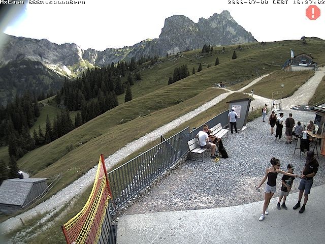 Archiv Foto Webcam Breitenbergbahn: Ausgang Bergstation