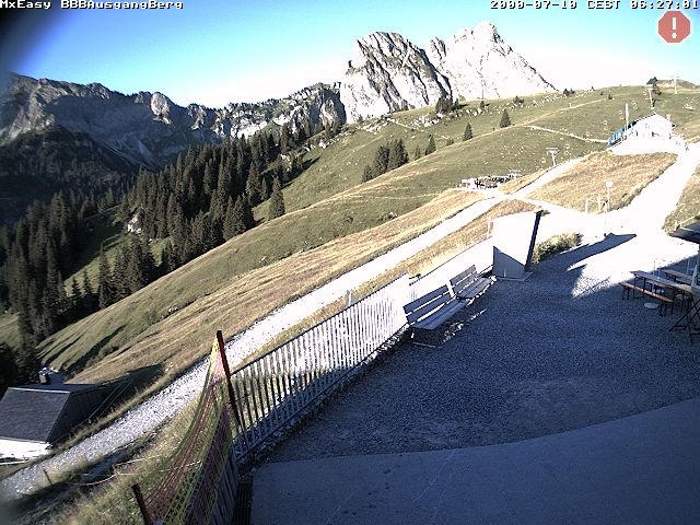 Archiv Foto Webcam Breitenbergbahn: Ausgang Bergstation