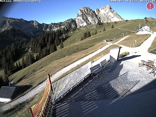 Archiv Foto Webcam Breitenbergbahn: Ausgang Bergstation