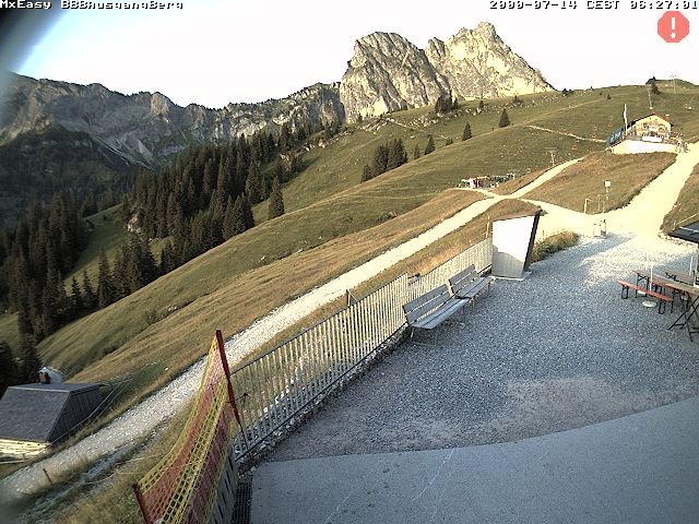 Archiv Foto Webcam Breitenbergbahn: Ausgang Bergstation