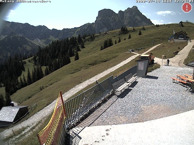 Archiv Foto Webcam Breitenbergbahn: Ausgang Bergstation