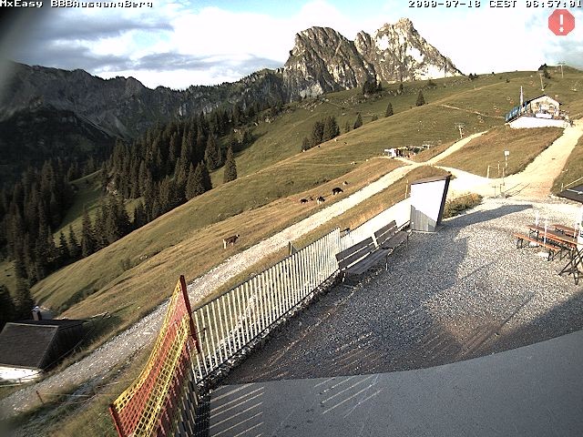 Archiv Foto Webcam Breitenbergbahn: Ausgang Bergstation