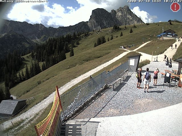 Archiv Foto Webcam Breitenbergbahn: Ausgang Bergstation