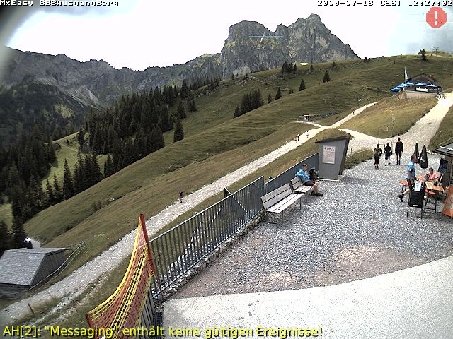 Archiv Foto Webcam Breitenbergbahn: Ausgang Bergstation