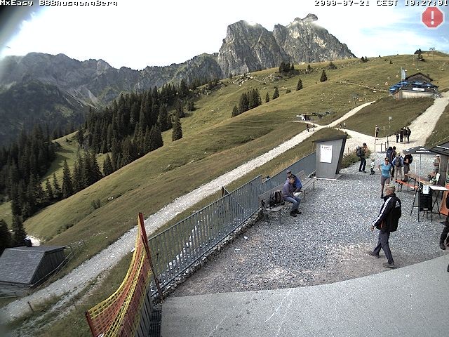 Archiv Foto Webcam Breitenbergbahn: Ausgang Bergstation