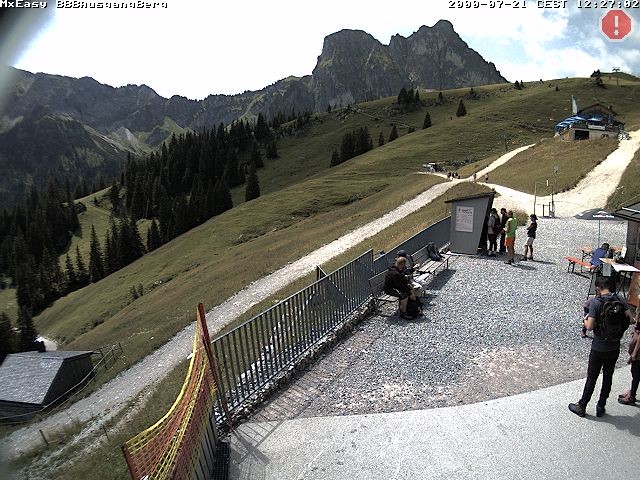 Archiv Foto Webcam Breitenbergbahn: Ausgang Bergstation