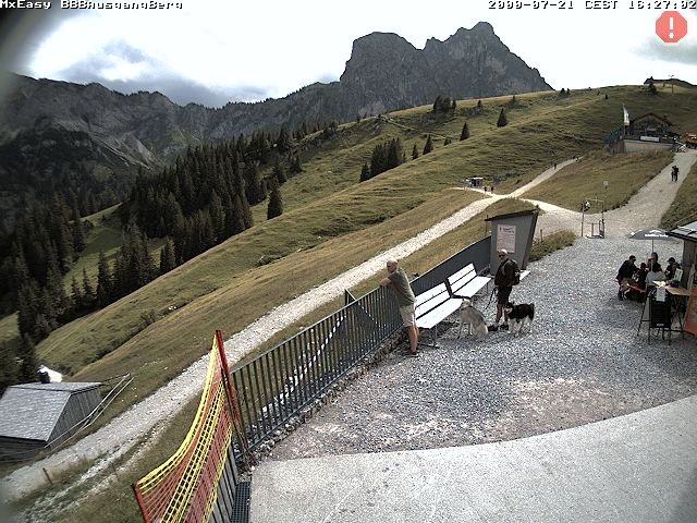 Archiv Foto Webcam Breitenbergbahn: Ausgang Bergstation