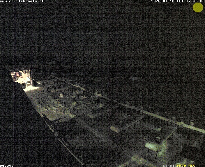 Archived image Webcam mountain restaurant Reitlehen Alm, Monte Popolo in Eben/Pongau