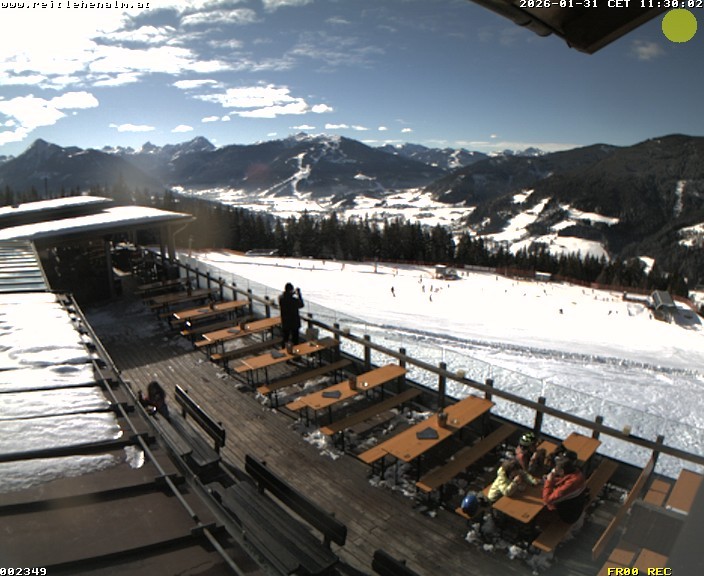 Archiv Foto Webcam Reitlehen Alm am Monte Popolo, Eben im Pongau