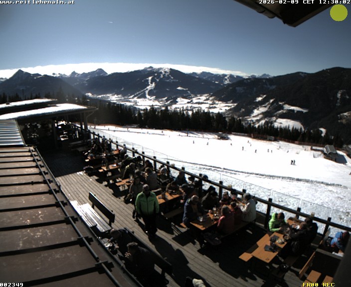 Archiv Foto Webcam Reitlehen Alm am Monte Popolo, Eben im Pongau