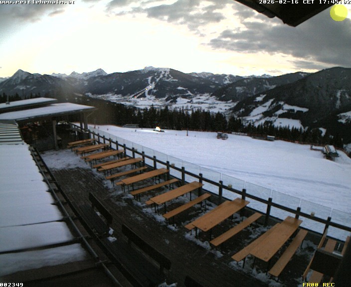 Archived image Webcam mountain restaurant Reitlehen Alm, Monte Popolo in Eben/Pongau