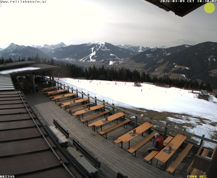 Archiv Foto Webcam Reitlehen Alm am Monte Popolo, Eben im Pongau
