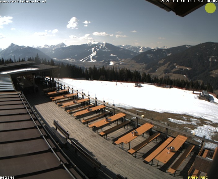 Archiv Foto Webcam Reitlehen Alm am Monte Popolo, Eben im Pongau