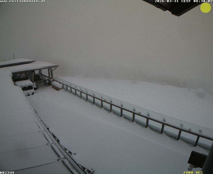 Archived image Webcam mountain restaurant Reitlehen Alm, Monte Popolo in Eben/Pongau