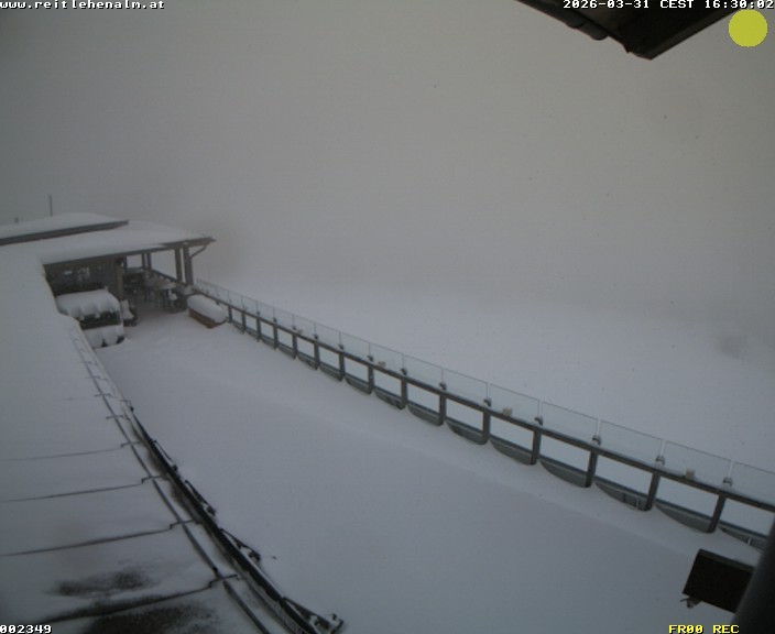 Archived image Webcam mountain restaurant Reitlehen Alm, Monte Popolo in Eben/Pongau