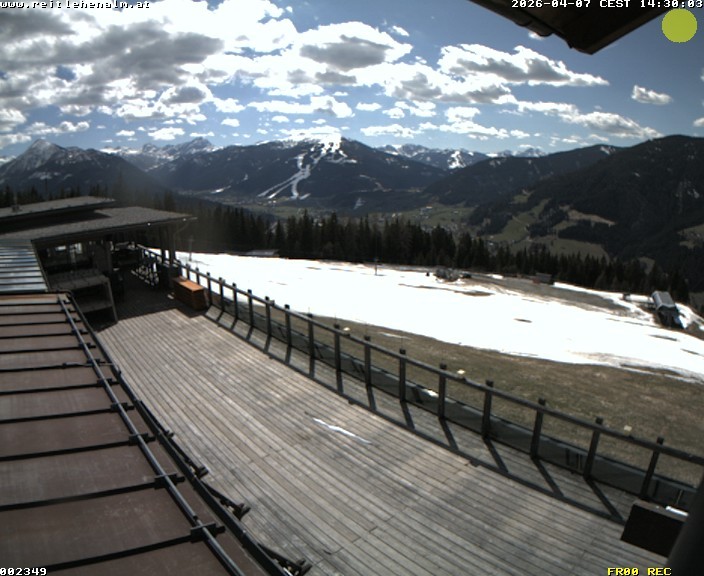 Archiv Foto Webcam Reitlehen Alm am Monte Popolo, Eben im Pongau