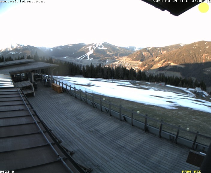 Archived image Webcam mountain restaurant Reitlehen Alm, Monte Popolo in Eben/Pongau
