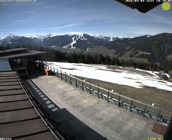 Archived image Webcam mountain restaurant Reitlehen Alm, Monte Popolo in Eben/Pongau