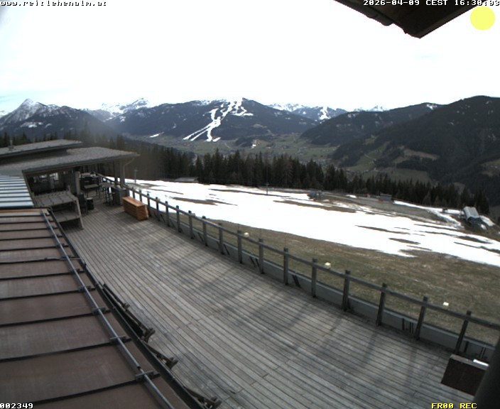 Archived image Webcam mountain restaurant Reitlehen Alm, Monte Popolo in Eben/Pongau