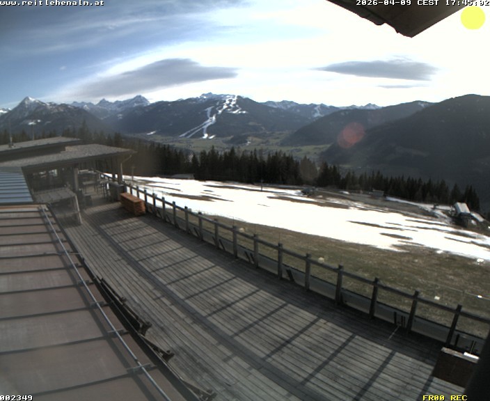 Archived image Webcam mountain restaurant Reitlehen Alm, Monte Popolo in Eben/Pongau