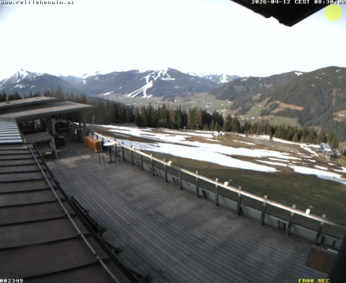 Archived image Webcam mountain restaurant Reitlehen Alm, Monte Popolo in Eben/Pongau