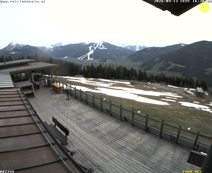 Archived image Webcam mountain restaurant Reitlehen Alm, Monte Popolo in Eben/Pongau