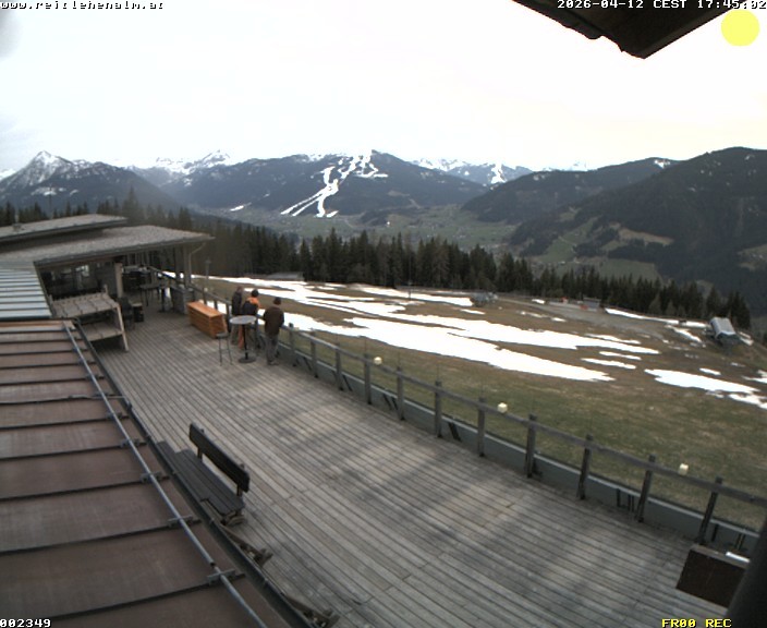 Archived image Webcam mountain restaurant Reitlehen Alm, Monte Popolo in Eben/Pongau