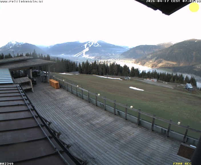 Archived image Webcam mountain restaurant Reitlehen Alm, Monte Popolo in Eben/Pongau
