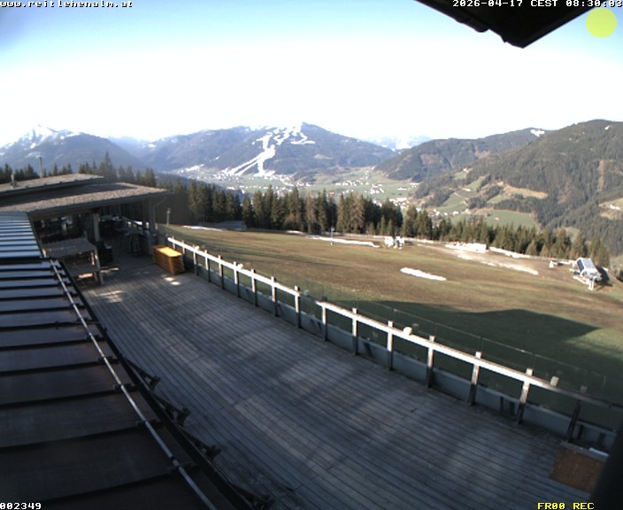 Archived image Webcam mountain restaurant Reitlehen Alm, Monte Popolo in Eben/Pongau