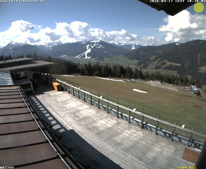 Archived image Webcam mountain restaurant Reitlehen Alm, Monte Popolo in Eben/Pongau