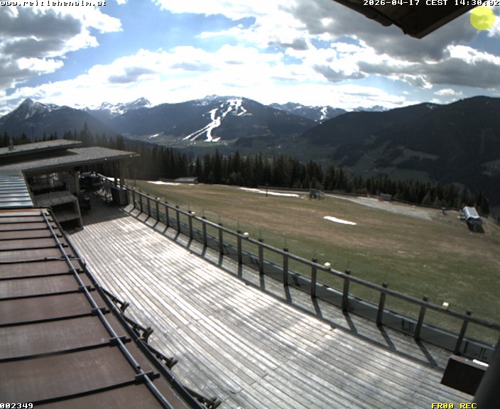 Archived image Webcam mountain restaurant Reitlehen Alm, Monte Popolo in Eben/Pongau