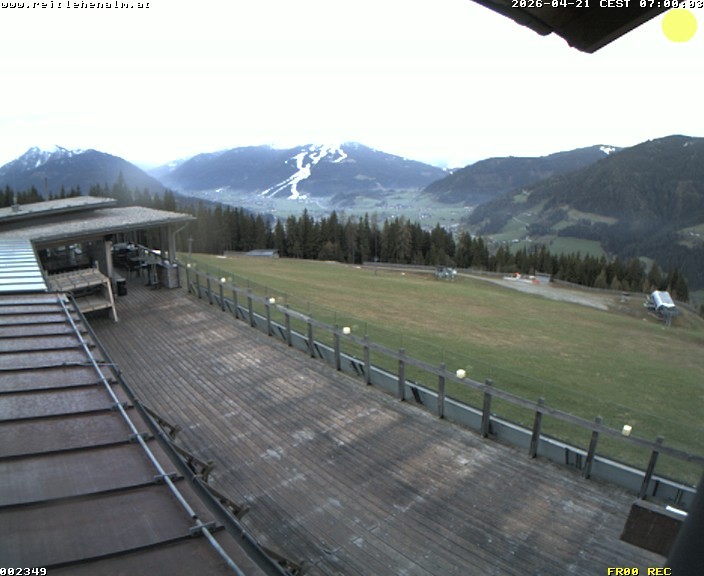 Archived image Webcam mountain restaurant Reitlehen Alm, Monte Popolo in Eben/Pongau