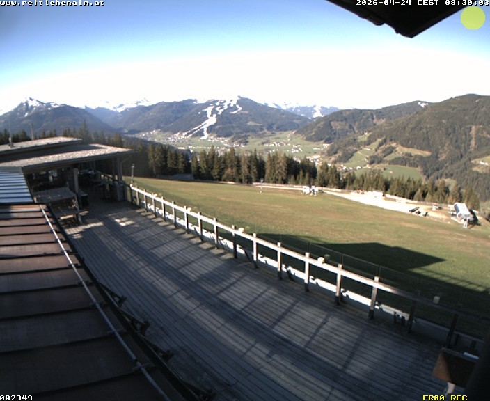 Archived image Webcam mountain restaurant Reitlehen Alm, Monte Popolo in Eben/Pongau