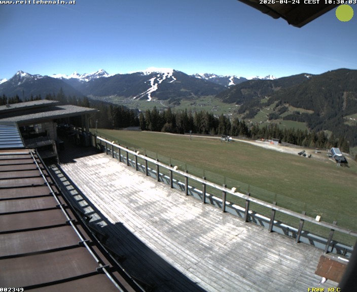 Archived image Webcam mountain restaurant Reitlehen Alm, Monte Popolo in Eben/Pongau