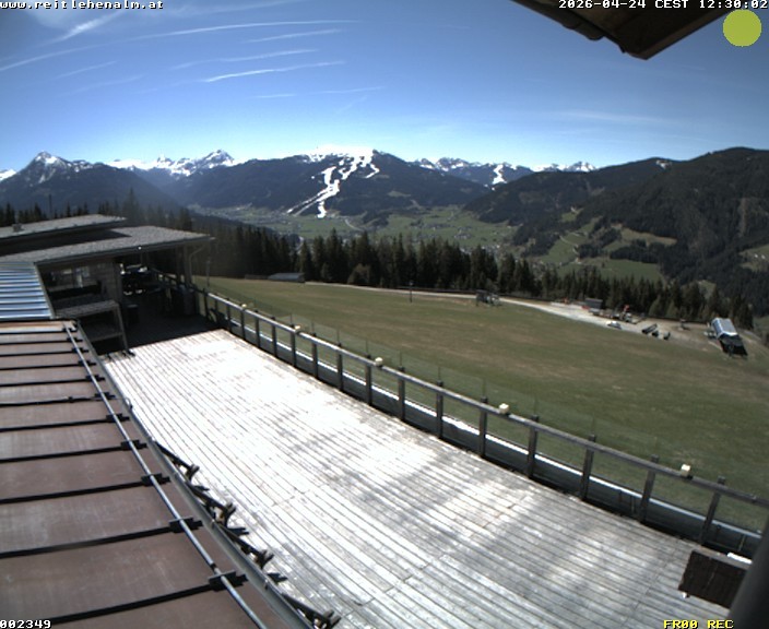 Archived image Webcam mountain restaurant Reitlehen Alm, Monte Popolo in Eben/Pongau
