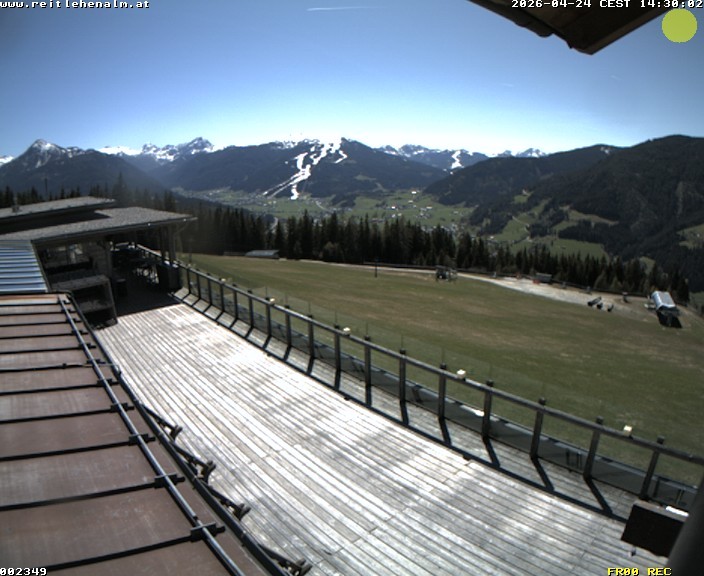 Archived image Webcam mountain restaurant Reitlehen Alm, Monte Popolo in Eben/Pongau