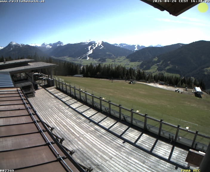 Archived image Webcam mountain restaurant Reitlehen Alm, Monte Popolo in Eben/Pongau