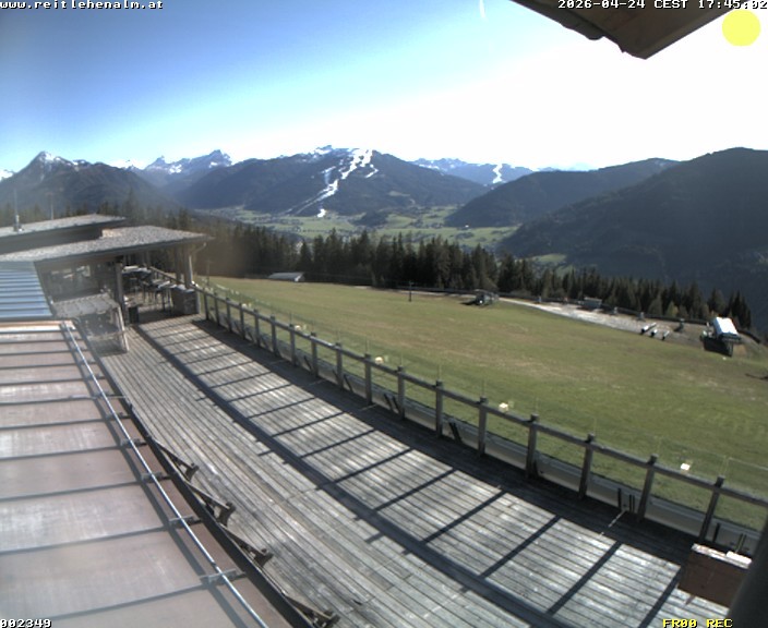Archived image Webcam mountain restaurant Reitlehen Alm, Monte Popolo in Eben/Pongau