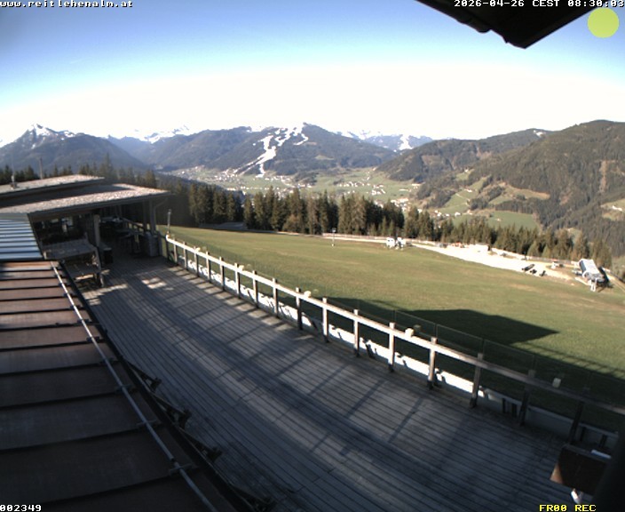 Archived image Webcam mountain restaurant Reitlehen Alm, Monte Popolo in Eben/Pongau