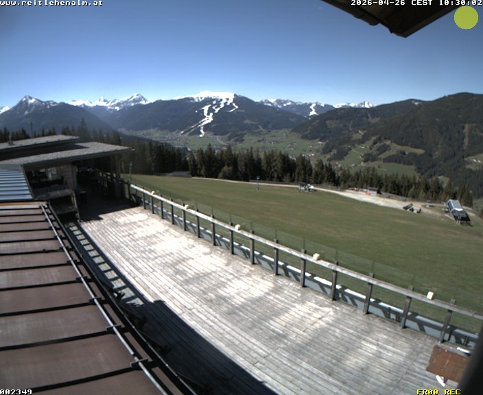 Archived image Webcam mountain restaurant Reitlehen Alm, Monte Popolo in Eben/Pongau