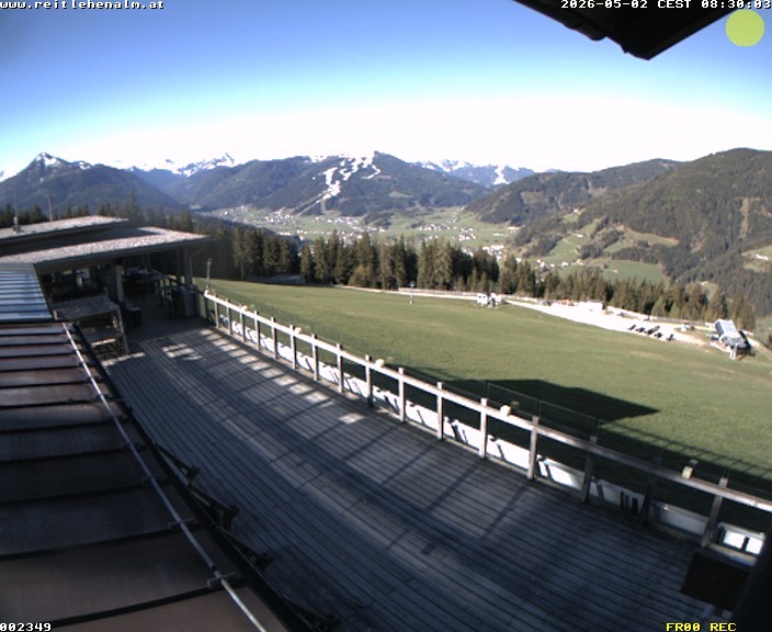 Archived image Webcam mountain restaurant Reitlehen Alm, Monte Popolo in Eben/Pongau