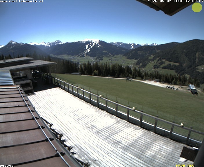 Archived image Webcam mountain restaurant Reitlehen Alm, Monte Popolo in Eben/Pongau