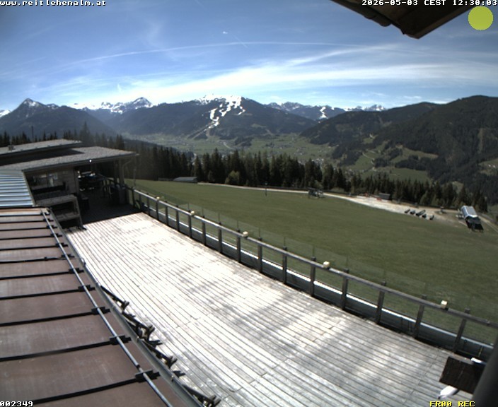 Archived image Webcam mountain restaurant Reitlehen Alm, Monte Popolo in Eben/Pongau