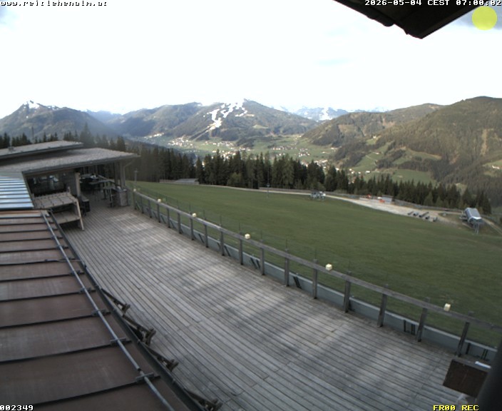 Archived image Webcam mountain restaurant Reitlehen Alm, Monte Popolo in Eben/Pongau
