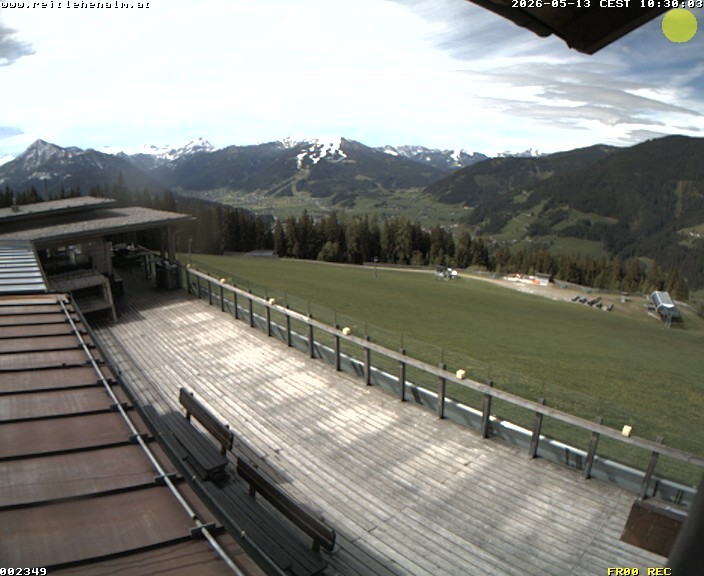 Archived image Webcam mountain restaurant Reitlehen Alm, Monte Popolo in Eben/Pongau