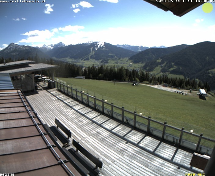 Archived image Webcam mountain restaurant Reitlehen Alm, Monte Popolo in Eben/Pongau