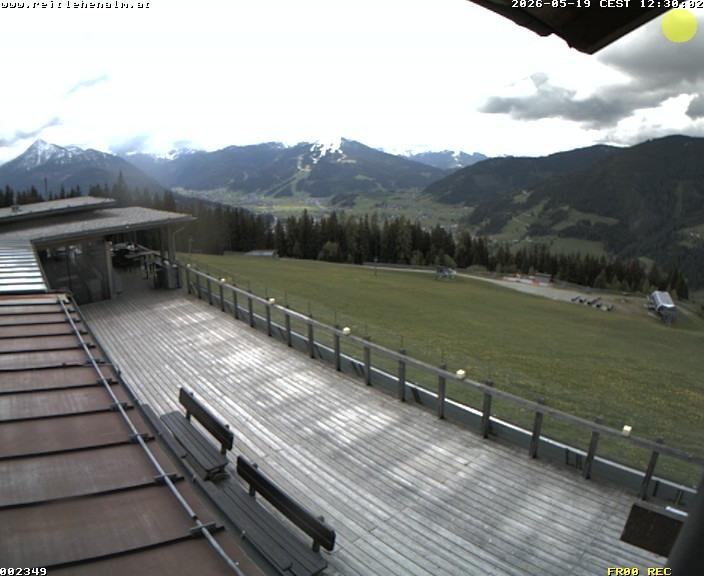 Archived image Webcam mountain restaurant Reitlehen Alm, Monte Popolo in Eben/Pongau